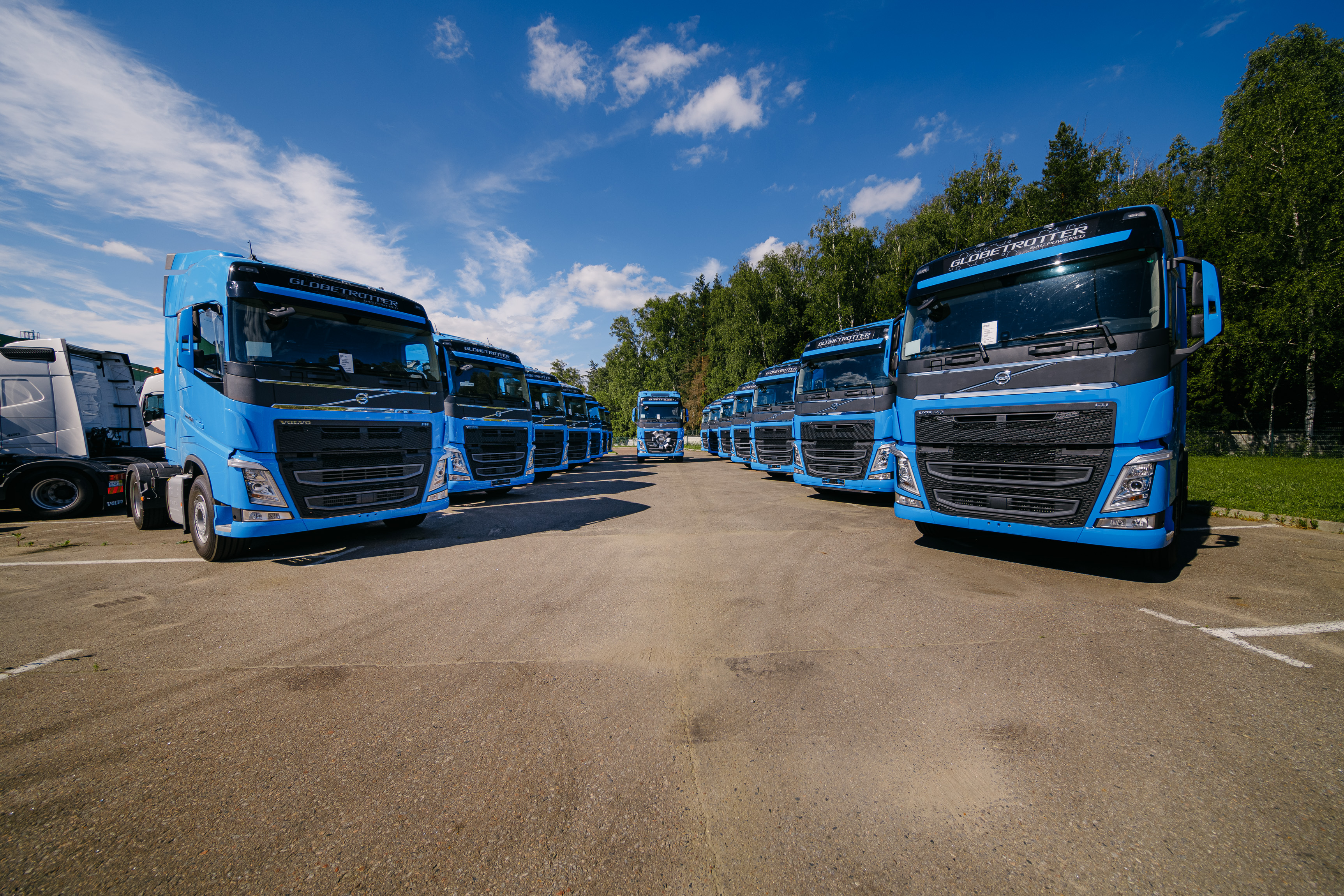 Отгрузка грузовиков LNG